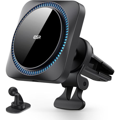 Support Chargeur Voiture MagSafe avec Refroidissement et Charge Rapide pour iPhone et Samsung