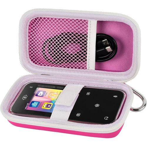 Vtech Kidizoom Snap Touch - Smartphone Tactile Enfant - Support De Rangement Pour Jouet, Appareil Photo Numérique, Lecteur Mp3/Câble Usb - Boîte Uniquement, Rose, Compacte[CLI1303]