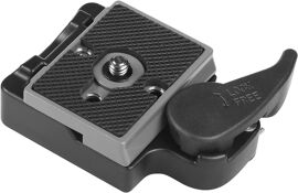 Quick Release Plate with Clamp Compatible with Manfrotto 200PL-14 Quick Release Plate Clamp for Tripod Camera