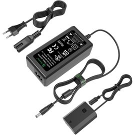 NP-FZ100 A7III A7IV Kit Adaptateur d'alimentation pour Les appareils Photo Sony A7 III, A7 IV, A7S III, A7R III, A7R IV, A7R V, A7C, A1, A9, A9 II, A6600, A6700, FX3, FX30, ZV-E1, ZV-E10 II