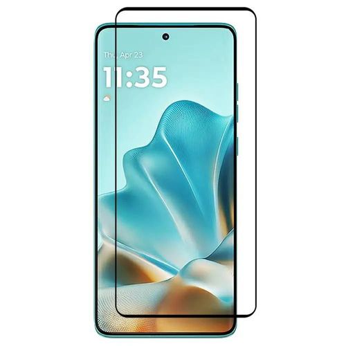 Verre Trempe Pour Motorola Edge 60 / 60 Fusion / 60 Pro 5g - [Lot De 2] Film De Protection Incurve Integral - Noir