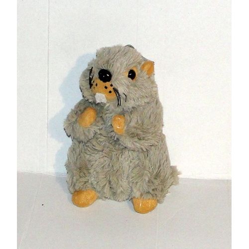 Peluche Marmotte Siffleuse Gris Beige 18 Cm Zabawka Maskotka