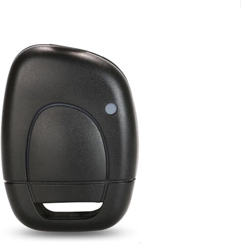 Coque De Clé Pour Renault Clio Kangoo Twingo Master Espace Laguna Boitier Télécommande Installation Rapide,Coque Clef R-Enault Clio 1 Boutons (Sans Lame)