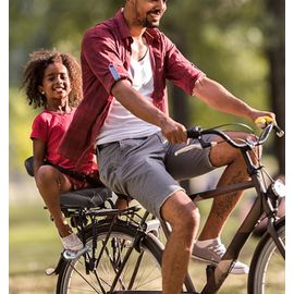 Subzonal-Siège Arrière Accessoires De Vélo,Siège De Vélo Universel Pour Siège D'enfant Avec Porte-Bébé,Vélo Pièces Accessoires Sièges,Dossier En Éponge Douce