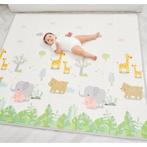 Tapis D'éveil En Mousse, Épais Et Pliable Pour Enfants - 180 X 150 X 1 Cm - Savannah | Superbe Bebe