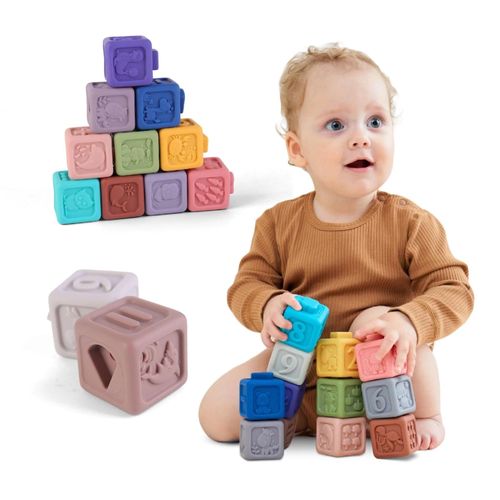 Cubes d'éveil à empiler avec son - Jeu d'éveil | SUPERBE BEBE