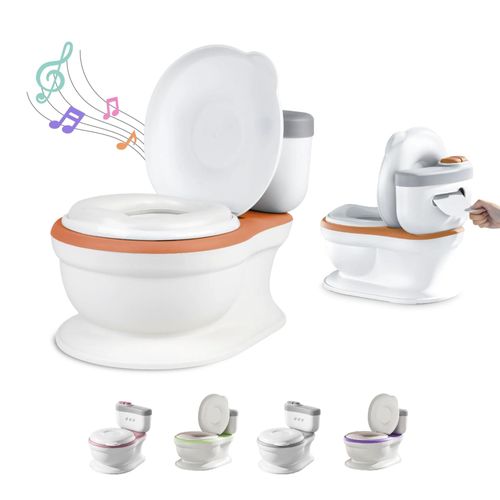 Pot Réaliste Pour Apprentissage De La Propreté Avec Son - Brown | Superbe Bebe