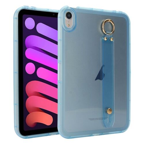 Housse De Tablette Hybride Tpu Souple Avec Bracelet Pour Ipad Mini 6 / Mini 2024 - Bleu