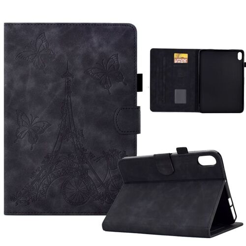 Étui En Cuir Embossé Pour Ipad Mini 2024 / Mini 6 - Noir