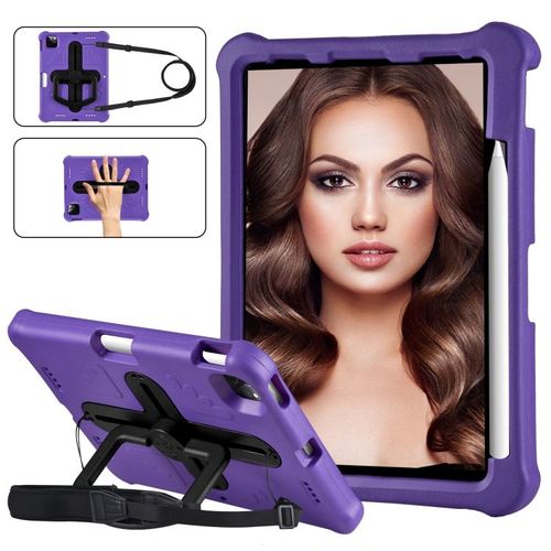 Coque Shockproof 360° Pour Ipad Air 11 (2024) / Pro 11 (2018/2020/2021) / Air 4 / Air 5 (10,9) - Violet Noir