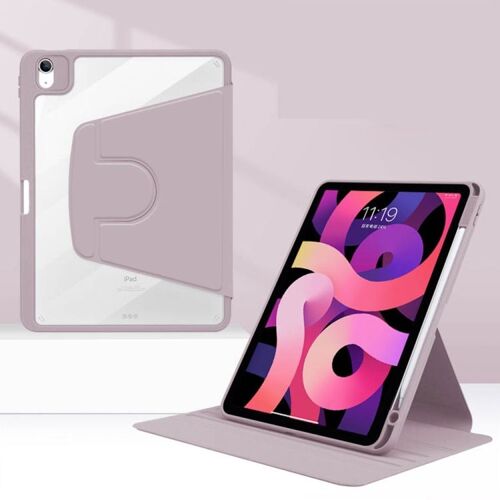 Housse En Cuir Rotative En Acrylique Pour Ipad Air 11 (2024) / Ipad Pro 11 (2022, 2021, 2020, 2018) - Violet