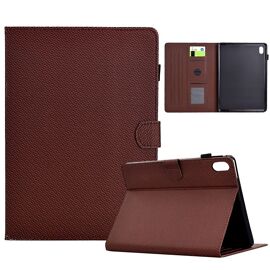 Housse En Cuir Texturé Pour Ipad Mini 2024 / Mini 6 - Couleur Unie - Brun