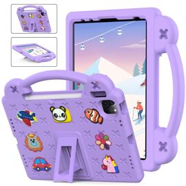 Coque En Eva Antichoc Avec Support Pour Ipad Air 11 (2024/2025) - Enfants - Violet Clair