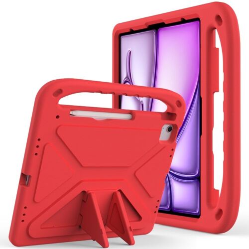 Coque En Eva Antichoc Pour Ipad Air 13 (2024/2025) Avec Support - Rouge