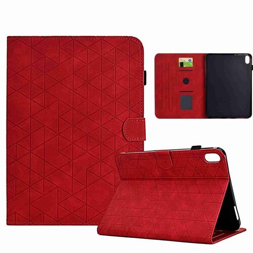 Étui En Cuir Tpu Rhombus Pour Ipad Mini 2024 / Mini 6 - Rouge
