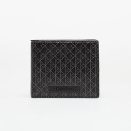 Calvin Klein Emblem Aop Coated Ew Billfold Wallet Black Universal
