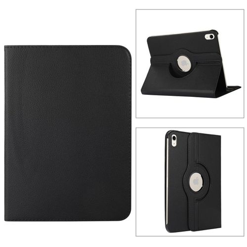 Housse En Cuir Rotative 360° Pour Ipad 11 (11e Gen) Et 10,9 (10e Gen) 2022/2025 - Noir