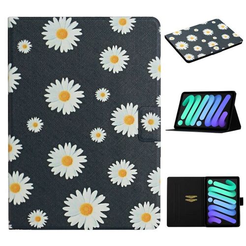 Housse En Cuir Flip Unie Pour Ipad 11 (11e Génération) Et 10,9 (10e Génération) 2022/2025 - Petites Marguerites