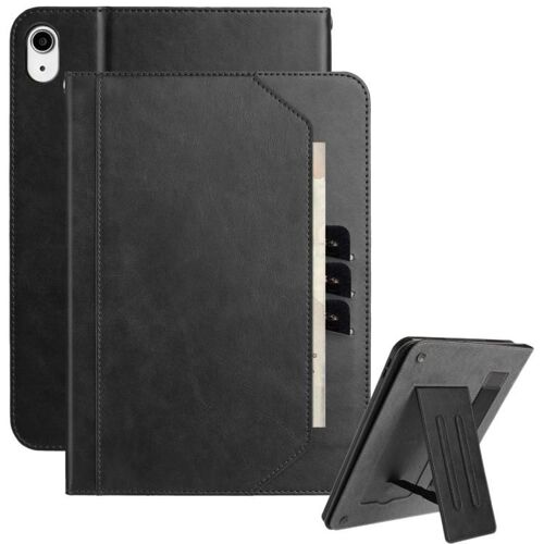 Étui En Cuir Multifonctionnel Pour Ipad Mini 6 / Mini 2024 Avec Bracelet - Noir