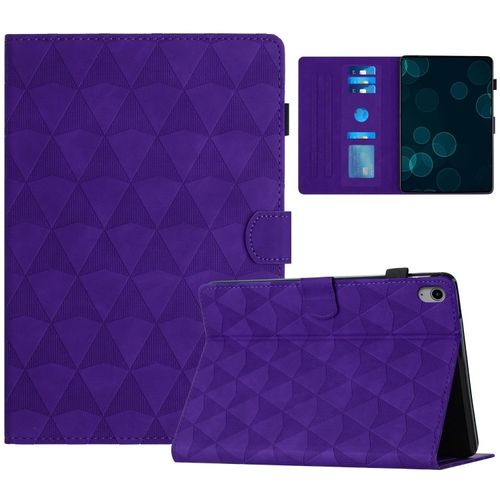 Housse En Cuir Texturée Pour Ipad 11 (11e Génération) Et 10,9 (10e Génération) 2022/2025 - Violet