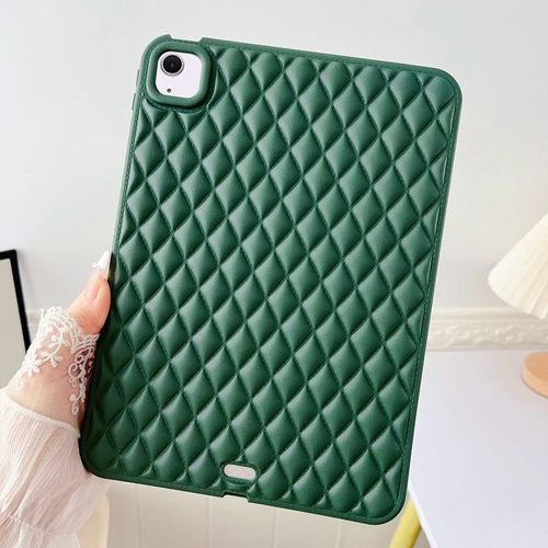 Coque Tpu En Lattice Diamant Pour Ipad Air 11 2024/2025 - Vert