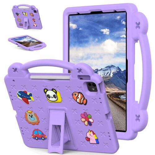 Coque Enfant Eva Antichoc Avec Support Pour Ipad Pro 12.9 (2021/2022) - Violet Clair