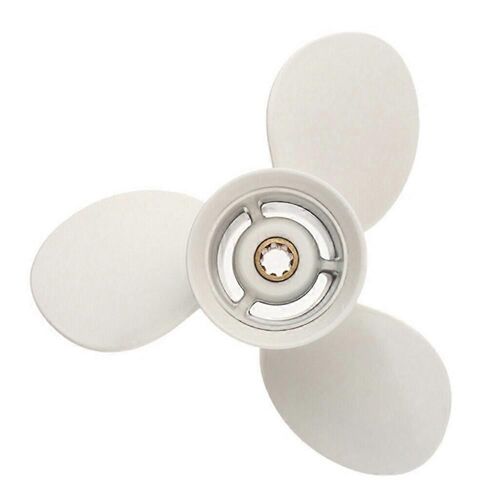 Hélice pour 9.9Hp 15Hp 9 1/4 X10 bateau alliage d'aluminium vis 3 pales 8 cannelures moteur marin part 63V