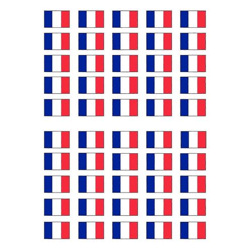 126 Feuilles De Tatouages Temporaires Pour Le Visage Des Fans Du Drapeau Francais 
