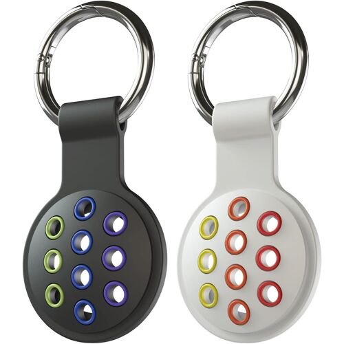 Apple Airtag Case, Gps Silicone Case, Airtag Stand With Keychain, Airtag Anti-Ray Case With Keychain