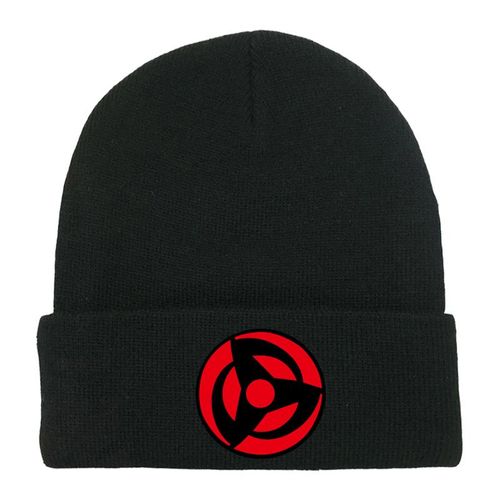 Bonnet Tricoté Naruto Imprint Simple Trend Noir Hip-Hop Curlin