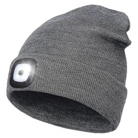 Bonnet D'hiver Tricoté À Led Avec Chapeau De Pêche Éclairé