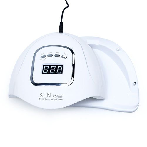 Lampe Uv Pour Ongles, 120 W, Led Uv, Séchage Automatique, Professionnel, Minuterie 4 Temps (10 S/30 S/60 S/99 S), Grand Écran Lcd, Base Amovible, Pour Vernis Semi-Permanent. 