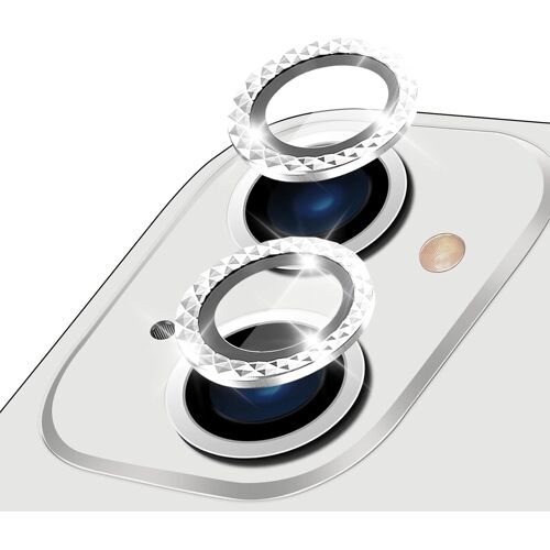 KAL-Protecteur D'Objectif D'Appareil Photo Pour Iphone 13 Pro/13 Pro Max, Hd Verre Trempé Alliage D'Aluminium Anneau Cercle Film De Protection D'Écran,Protecteur D'Objectif (Pétillant)