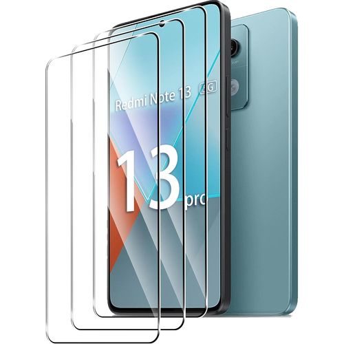 [3 Pièces Verre Trempé Pour Xiaomi Redmi Note 13 (4g/5g) /Redmi Note 13 Pro(4g/5g) Film Protection Écran[Sans Bulles D'air](0,33mm Hd Ultra Transparent)[Tre912382]