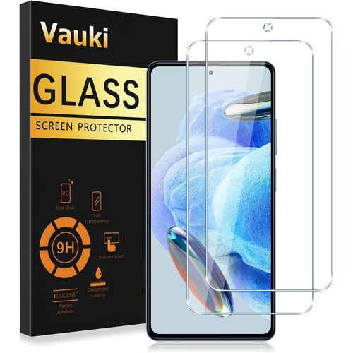 KAL-[Lot De 2 Verre Trempé Pour Xiaomi Redmi Note 12 5G/Xiaomi Poco X5,Film De Protection Écran,Dureté 9H,Ultra Hd Transparent,Anti Rayures,Sans Bulles,Vitre Protecteur D'Écran,6.67