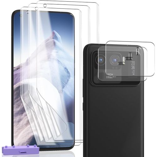Film De Protection Écran Tpu Pour Xiaomi Redmi Note 13 Pro 5g - Lot 3 Films Flexibles + 2 Verres Trempés Protège¿Caméra, Haute Transparence, Auto¿Réparant Et Oléophobe