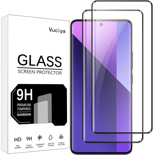 KAL-Lot De 2 Verre Trempé Pour Xiaomi Redmi Note 13 Pro Plus Protection Écran 9H Dureté Vitre Film Résistant Aux Rayures Hd Ultra Transparent Pour Xiaomi Redmi Note 13 Pro+