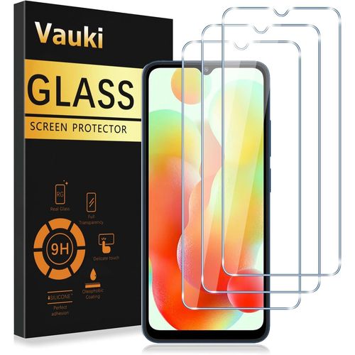 [Lot De 3 Verre Trempé Pour Xiaomi Redmi 12c,Film De Protection Écran,Dureté 9h,Ultra Hd Transparent,Anti Rayures,Sans Bulles,Vitre Protecteur D'écran Compatible Avec Xiaomi Redmi 12c 6.71