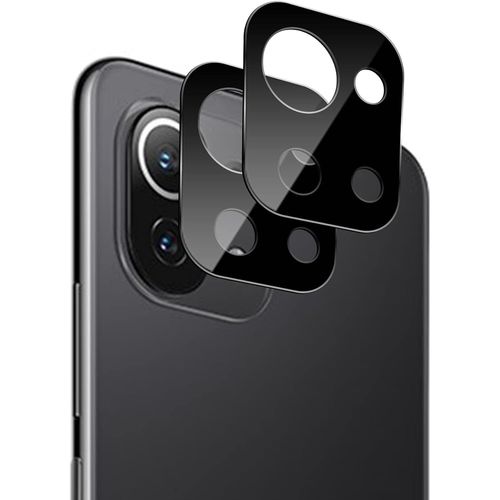 Kal-Caméra Arrière Protecteur Pour Xiaomi Mi 11 Lite/11 Lite 5g Ne,[Lot De 2] 2.5d Verre Tremp [Résistant Aux Rayures] [Ultrafin] Protection Écran Camera