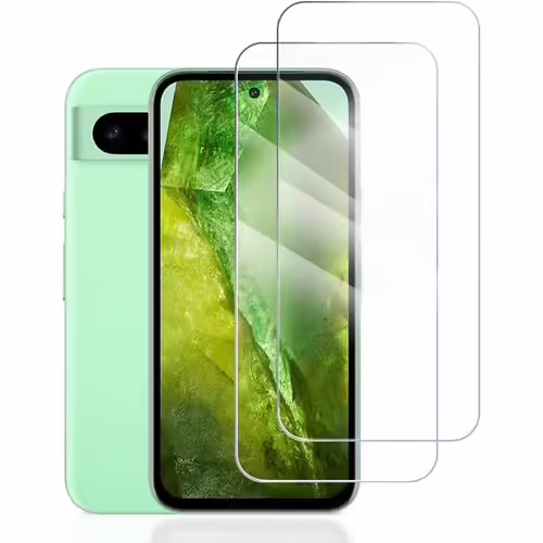 Verre Trempé Pour Google Pixel 8a, 2 Pièces De Protection D'écran Dureté 9h Vitre, Transparent Hd, Sans Bulles Film Protection Écran