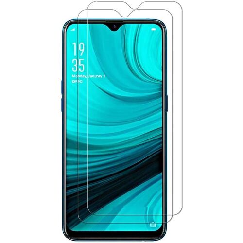 KAL-[2 Pièces Verre Trempé Compatible Avec Oppo Realme 5 Pro/Ax7,[Ultra Résistant,Sans Bulles, Facile À Installer] Film Protecteur D'Écran Pour Oppo Realme 5 Pro/Ax7