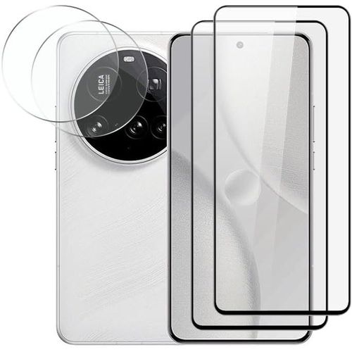 Kal-Pour Xiaomi 15 Ultra +2 Pack] Film Protecteur, Pack] Protecteur D'écran, Pack] Hd Clair Verre Trempé Film Pour Lens, [Anti-Rayures] Pour Xiaomi 15 Ultra