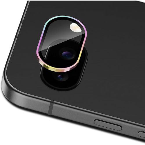 CAUC-Caméra Arrière Protecteur pour Google Pixel 9a, Individuels Métal Anneau de Lentille, Protection Objectif en Verre Trempé 9H, HD Clair Anti-Rayures Ultra-fin, 1 Série - Colorée