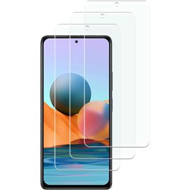 Kal-Pièces Verre Trempé Protection Écran Pour Xiaomi Redmi Note 10 Pro 9h Dureté, Anti Rayures, Sans Bulles,Haute Définition Protection Ecran Compatible Avec Xiaomi Redmi Note 10 Pro