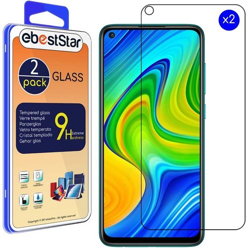 Kal-Verre Trempé X2 Pour Xiaomi Redmi Note 9, Vitre Protection, Film Anti Casse, Anti Rayures, Sans Bulles