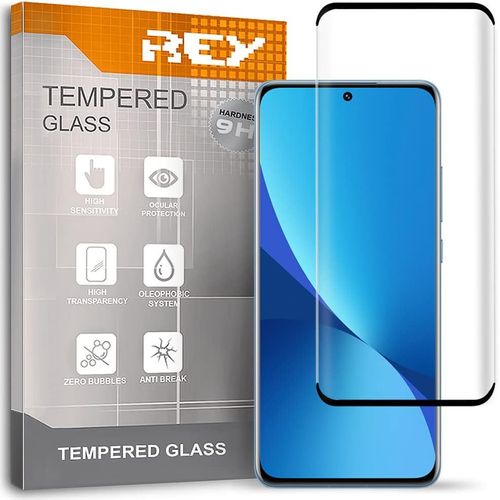 Kal-Verre Trempé 3d Pour Xiaomi 12 -Xiaomi 12x -Xiaomi 12s, Noir, Protecteur D'écran Qualité Supérieure, Protection Complète, 3d, 4d, 5d