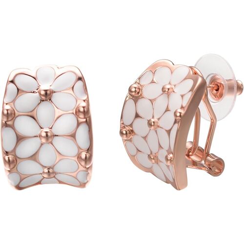 Femme Boucle Oreille Ear Cuff Noir Fleur Zirconium Piercing Boucle D'oreille Fantaisie Bijoux[Bou9242175]