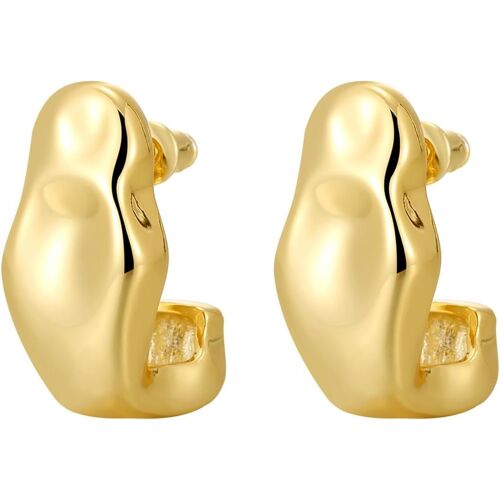 Kal-Boucles D'oreilles En Or, Boucles D'oreilles Créoles Hypoallergénique Et Légères Pour Femmes Filles Bijoux De Mode Cadeau Pour La Saint Valentin Anniversaire Fête Des Mères