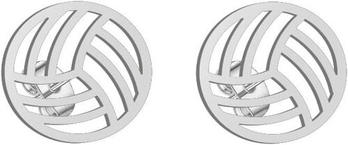 Kal-Boucle D'oreille Délicate De Volley-Ball Boucles D'oreilles À Tige De Volley-Ball Bijoux De Ballon De Sport À La Mode Pour Les Amateurs De Volley-Ball D'entraîneur D'athlète D'équi