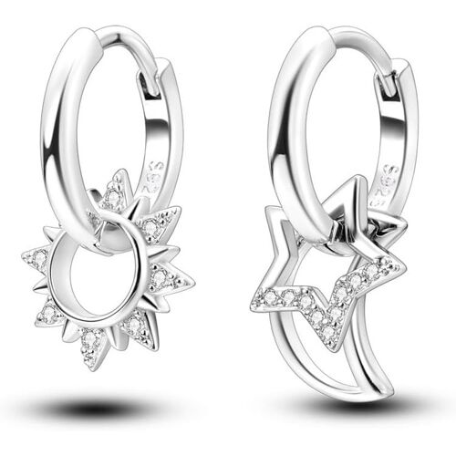 Kal-Boucles D'oreilles En Argent 925 Pour Femmes Boucles D'oreilles Tendance Hypoallergéniques Boucles D'oreilles Pendantes Boucles D'oreilles Goutte D'eau Bijoux Cadeaux Pour Les Filles